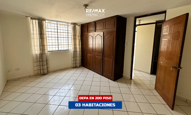 Amplio Departamento En Alquiler En 2Do Piso - Urb. Puente Blanco (Ica)