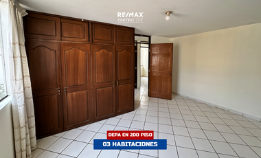 Amplio Departamento En Alquiler En 2Do Piso - Urb. Puente Blanco (Ica)