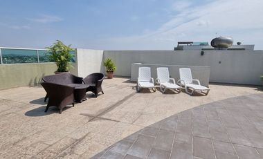 ¡Oportunidad! ¡Alquilo! Departamento 2 Dormitorios con baño/La Vista Towers, Seguridad!