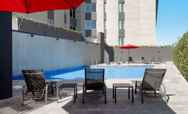 Departamento 3 rec en Torre Vento en San Bernardino Tlxcalancingo cerca U. Anáhuac