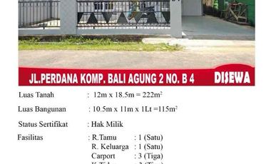Rumah Sewa Bali Agung 2 Pontianak