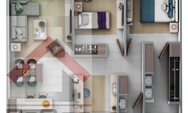 Tu Departamento Nuevo en San Nicolás en Punto Principal