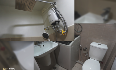 Semi-Furnished 1 Bedroom Unit with balcony for Rent in Unit B030323 Tower 3 Shore Residences Pasay City