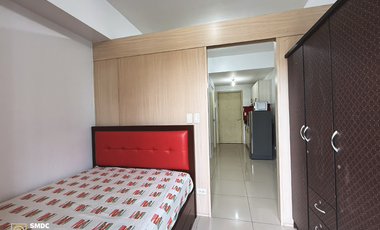 Fully-Furnished 1 Bedroom Unit with balcony for Rent in Unit B033721 Tower 3 Jazz Residences Makati City