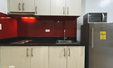 Fully-Furnished 1 Bedroom Unit with balcony for Rent in Unit B033721 Tower 3 Jazz Residences Makati City