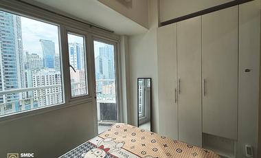Fully-Furnished 1 Bedroom Unit with balcony for Rent in Unit B011818 Tower 1 Jazz Residences Makati City