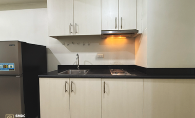 Fully-Furnished 1 Bedroom Unit with balcony for Rent in Unit B011818 Tower 1 Jazz Residences Makati City