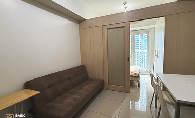 Fully-Furnished 1 Bedroom Unit with balcony for Rent in Unit B011818 Tower 1 Jazz Residences Makati City