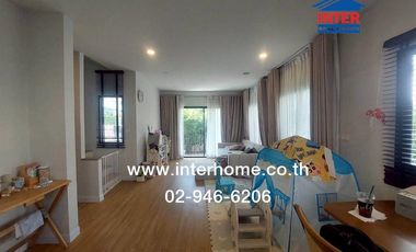 Two-story semi-detached house, 35.6 sq.wah, Britania Khukot Station Village, Soi Lam Luk Ka 13, Lam Luk Ka Road, Phaholyothin Road, Lam Luk Ka,