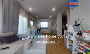 Two-story semi-detached house, 35.6 sq.wah, Britania Khukot Station Village, Soi Lam Luk Ka 13, Lam Luk Ka Road, Phaholyothin Road, Lam Luk Ka,