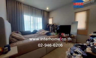 Two-story semi-detached house, 35.6 sq.wah, Britania Khukot Station Village, Soi Lam Luk Ka 13, Lam Luk Ka Road, Phaholyothin Road, Lam Luk Ka,