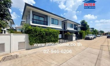 Two-story semi-detached house, 35.6 sq.wah, Britania Khukot Station Village, Soi Lam Luk Ka 13, Lam Luk Ka Road, Phaholyothin Road, Lam Luk Ka,