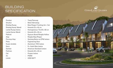 Rumah CitraLand Celebes Hertasning Makassar batas Gowa