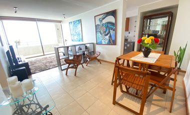 SE ARRIENDA DEPTO AMOBLADO EN EDIFICIO ARAUCARIA.