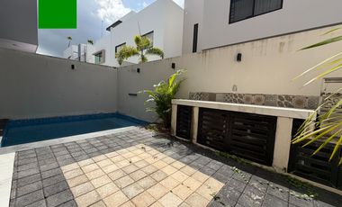 Casa en renta sin amueblar río residencial, Cancún q. roo