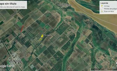 Amplio lote de 2,5 has rurales ideal amplia quinta o chacra