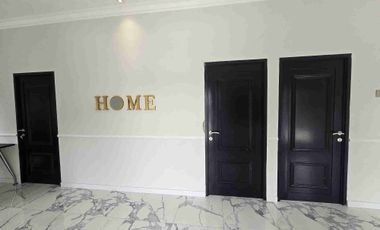 Rumah design American modern house dengan lebar muka 16m dan luas tanah 510 m dengan KT 6 dan 6 KM