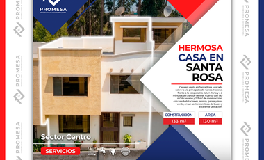Venta de Casa en Santa Rosa Tungurahua, Ambato Ecuador