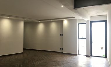 Departamento con terraza nuevo en Tecamachalco