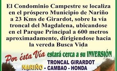 LOTE EN VENTA NARIÑO