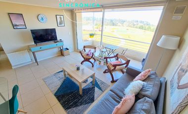 SINCRONICA PROPIEDADES ARRIENDA POR AÑO CORRIDO HERMOSO DPTO EN LAGNA BAHIA