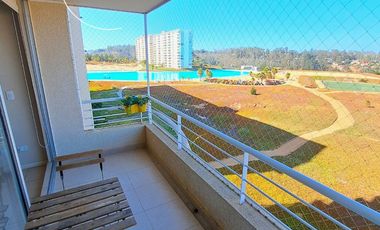 SINCRONICA PROPIEDADES ARRIENDA POR AÑO CORRIDO HERMOSO DPTO EN LAGNA BAHIA