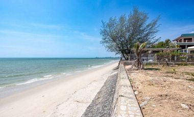 Beachfront land for sale near Huahin airport, price 65 Million Baht