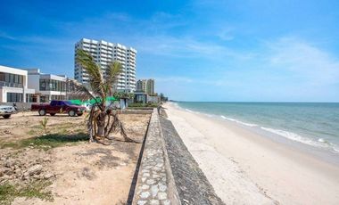 Beachfront land for sale near Huahin airport, price 65 Million Baht