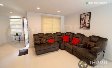 RENTA Casa Amueblada en San Pablo Residencial Un fraccionamiento con  amenidades y área Verde cuenta con alberca  palapa para eventos cancha de tenis