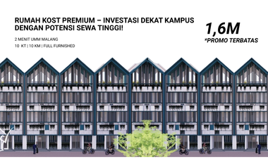 Rumah Kost Mewah Cuma 2 Menit Dari Kampus UMM Malang