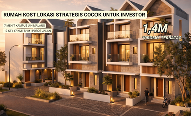 Rumah Kost Area Merjosari Cuma 7 Menit Dari Kampus UIN Malang