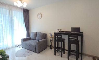 Condo for sale (newly  whole room), size 36 sq m., near BTS Punnawithi, Sukhumvit 101/1, 9th floor, pool view, 1.95 baht. (healthy rubber mattresses.