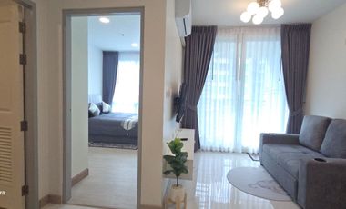 Condo for sale (newly  whole room), size 36 sq m., near BTS Punnawithi, Sukhumvit 101/1, 9th floor, pool view, 1.95 baht. (healthy rubber mattresses.