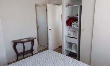 Valparaíso | Acogedor depto amoblado con vista a la bahía en Edificio Borde Bahía, Playa Ancha, ideal para estudiante o pareja