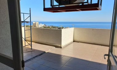 Valparaíso | Acogedor depto amoblado con vista a la bahía en Edificio Borde Bahía, Playa Ancha, ideal para estudiante o pareja
