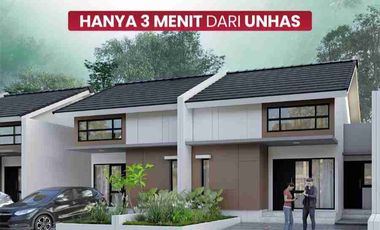 Rumah Type 36/98 Perintis KM 3 dekat Kampus Unhas Kota Makassar