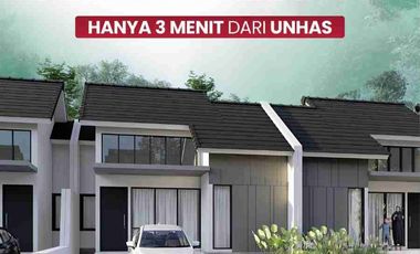 Rumah Type 36/98 Perintis KM 3 dekat Kampus Unhas Kota Makassar