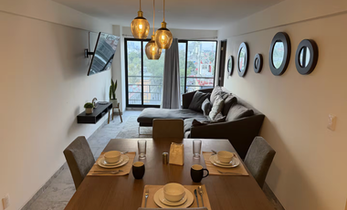 Departamento Amueblado con Balcón y Roof Garden Privado en Renta | Lázaro Cárdenas 71 | Centro CDMX