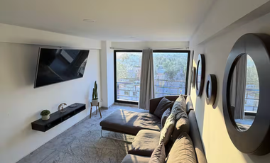 Departamento Amueblado con Balcón y Roof Garden Privado en Renta | Lázaro Cárdenas 71 | Centro CDMX