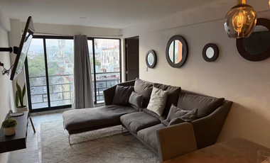 Departamento Amueblado con Balcón y Roof Garden Privado en Renta | Lázaro Cárdenas 71 | Centro CDMX