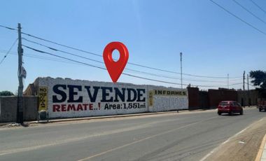 POR VIAJE! Terreno comercial 1,550 m² en Avenida cerca de Panamericana Sur y plaza de armas de Chincha!