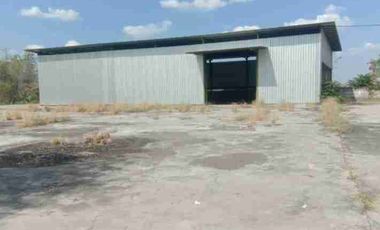 jual tanah + bangunan  bagus untuk gudang & pabrik 0 jalan raya propinsi