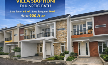 Villa dijual di Junrejo, Kota Batu, Lowokwaru, Jawa Timur