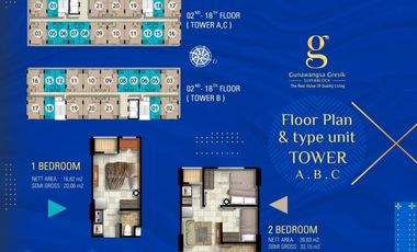 Gunawangsa Gresik | Free Full Furnished, Free Service Charge 2 Tahun