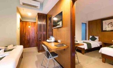 Dijual Hotel di Kuta dekat Bandara siap pindah alih, investasi pinggir jalan besar, ada 50 kamar