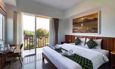 Dijual Hotel di Kuta dekat Bandara siap pindah alih, investasi pinggir jalan besar, ada 50 kamar