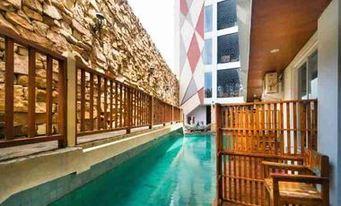 Dijual Hotel di Kuta dekat Bandara siap pindah alih, investasi pinggir jalan besar, ada 50 kamar