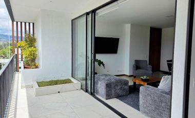 HERMOSO DEPARTAMENTO DE ARRIENDO EN TUMBACO!! POR ESTRENAR!!  VISTA!!  AMOBLADO!!