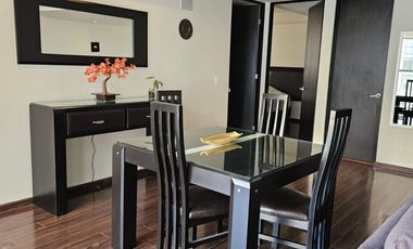 EN ZONA PLATEADA SE RENTA DEPARTAMENTO TOTALMENTE EQUIPADO IDEAL PARA EJECUTIVOS