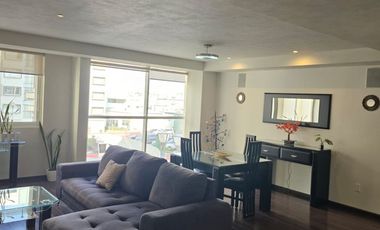 EN ZONA PLATEADA SE RENTA DEPARTAMENTO TOTALMENTE EQUIPADO IDEAL PARA EJECUTIVOS